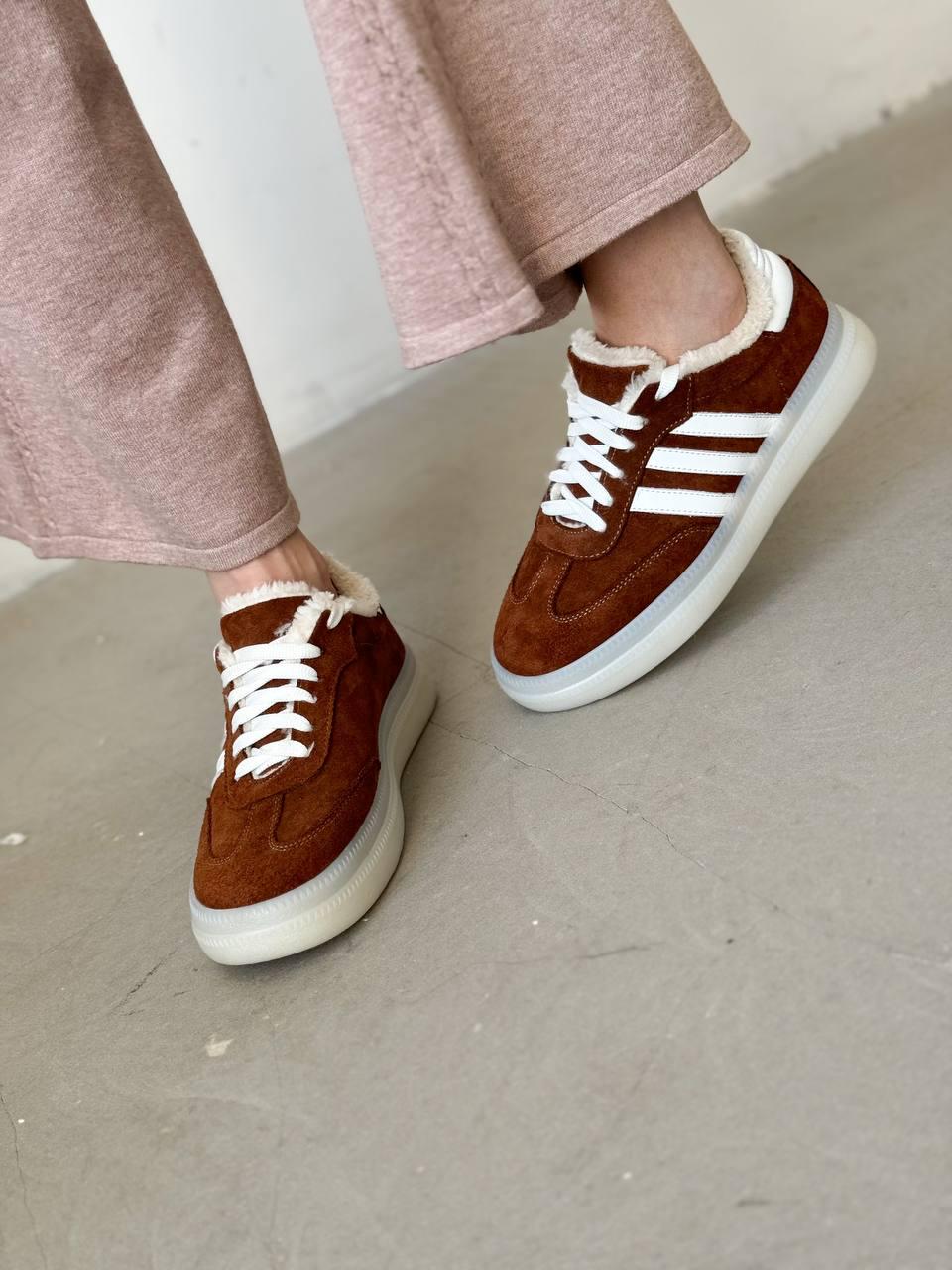 Кеди жіночі на хутрі Maya Shoes р. 36 Рудий (3021/1) - фото 3 Кеди жіночі на хутрі Maya Shoes р. 36 Рудий (3021/1) - фото 3