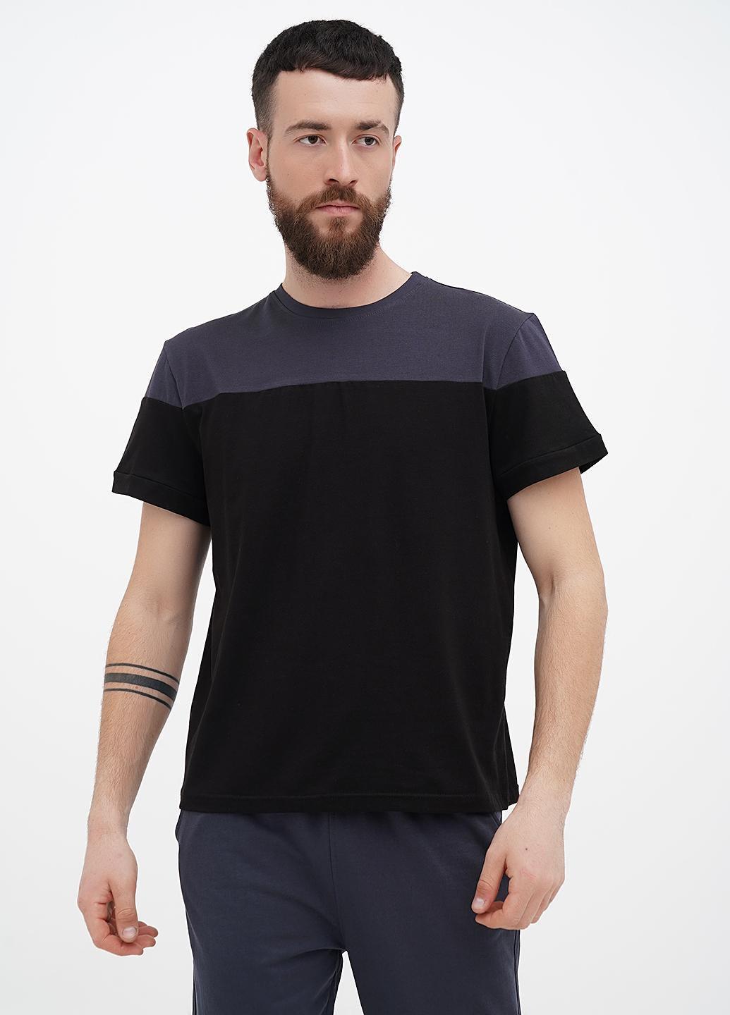 Футболка мужская est. 1991 XL Черно-серый (277427-XL)