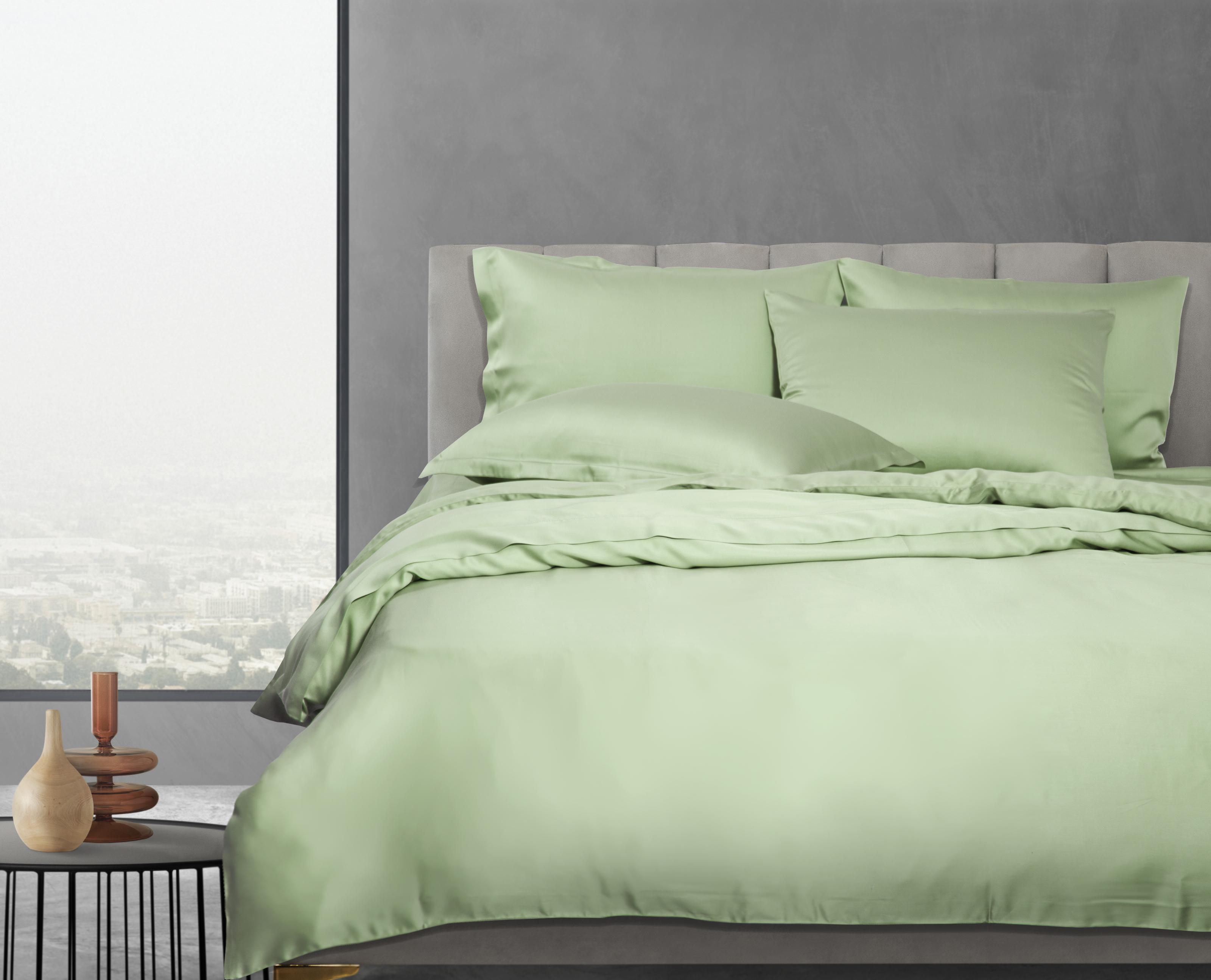 Комплект постельного белья LUXURY LINENS Cecilia Tencel Lettuce 100% тенсел Green (2300163)