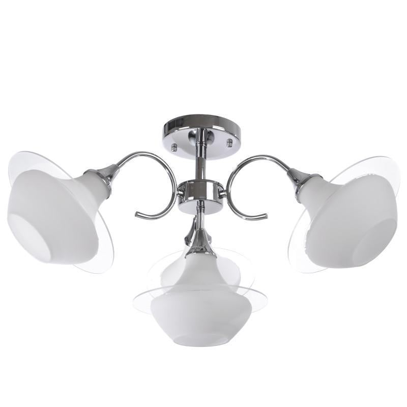 Люстра потолочная Brille в спальню E27 60W CH BL-289C/4 22-404