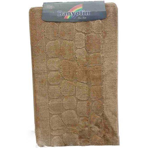 Комплект ковриков для ванной Stone 60х100 см Brown (9207579) - фото 1