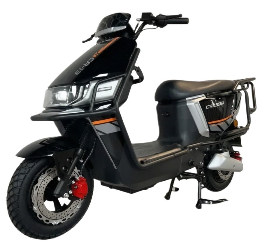 Электроскутер Crosser CR-13 аккумуляторный 72V 24 Ah 2000W Черный (2104619498)