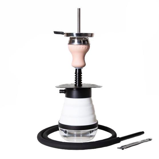 Кальян Amy Deluxe Bubble Bag на 1 персону 40 см Белый (1142328726)