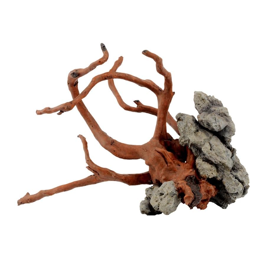 Декорация Tetradon Коряга на камнях 29,5х20х21 см (dt-TB227A) Декорация Tetradon Коряга на камнях 29,5х20х21 см (dt-TB227A)