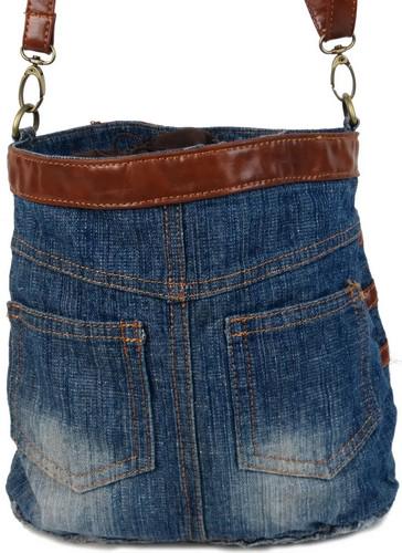 Сумка джинсова Fashion jeans bag Синій (sposupe251_Jeans8057 blue) - фото 2