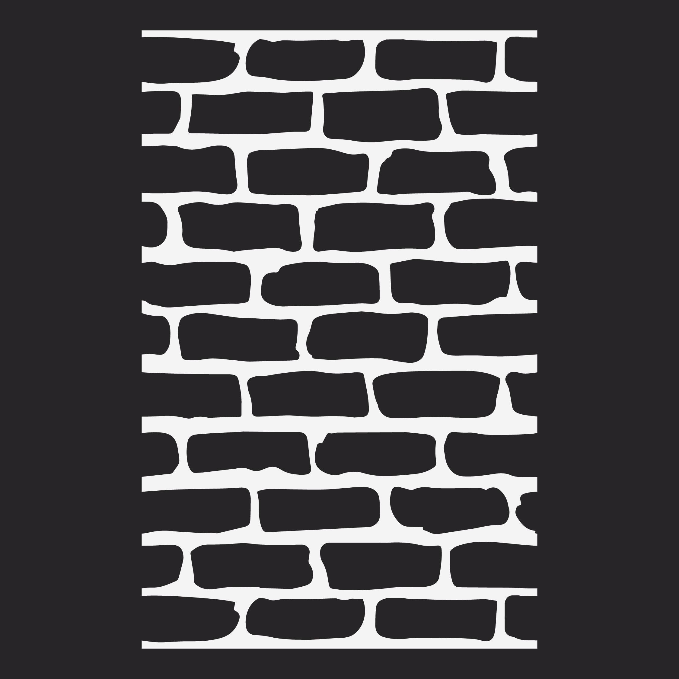 Трафарет DFA Фасадные Кирпич трафарет для штукатурки и краски (F00010)