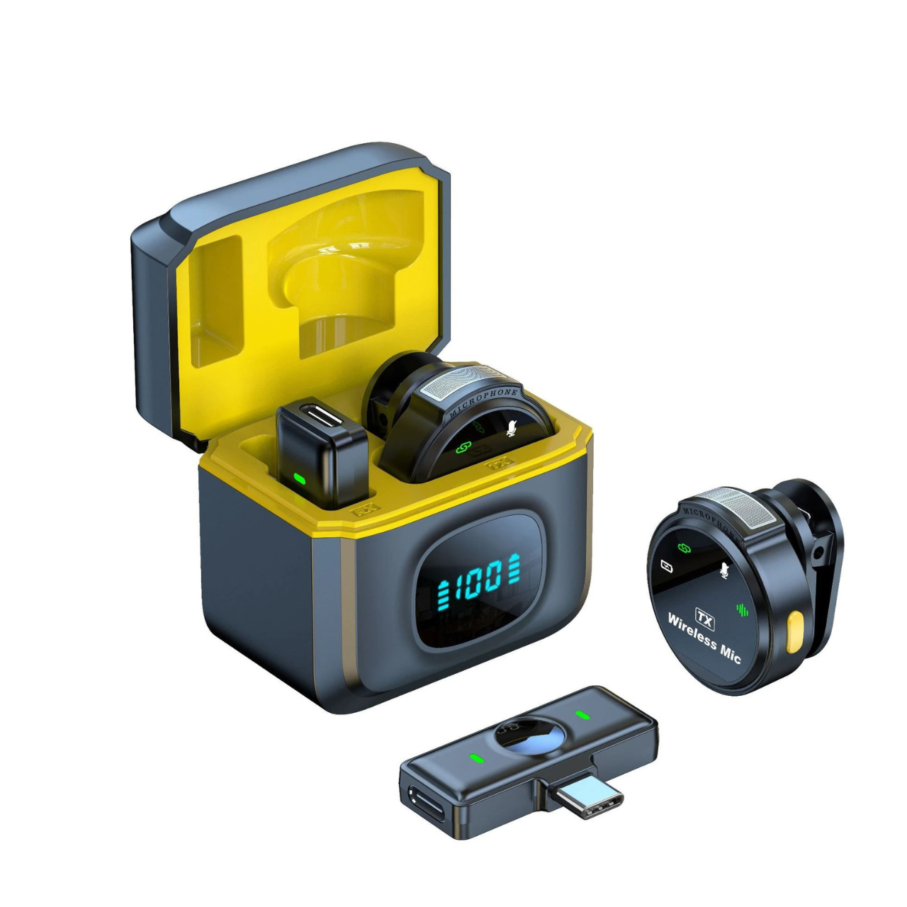 Микрофон-петличка беспроводной J6 Type-C для смартфона - фото 2