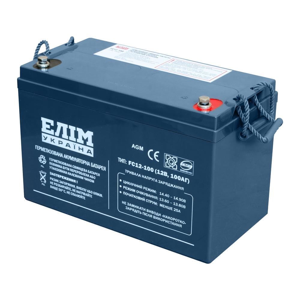 Аккумуляторная батарея Елім Україна AGM FC-12-100 100 Ah (29879961)