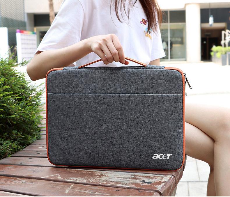 Сумка для ноутбука або документів Acer 15,6" Сірий/Помаранчевий (IBN039SJ5) - фото 12