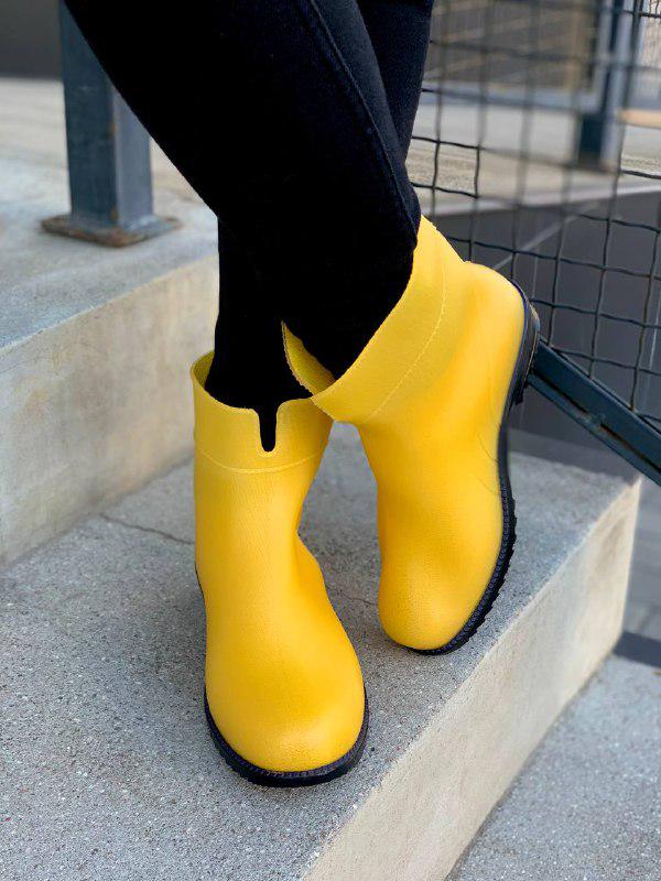 Жіночі гумові напівчоботи Litma р. 40 NEON Жовтий - фото 3 Жіночі гумові напівчоботи Litma р. 40 NEON Жовтий - фото 3