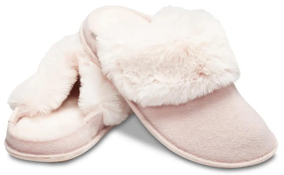 Крокси жіночі Crocs Classic Luxe Slipper р. 33/34 Рожевий (25548)