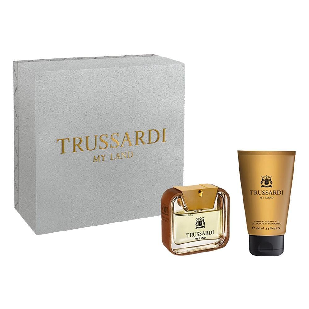 Подарочный набор для мужчин Trussardi My Land туалетная вода 50 мл/гель для душа 100 мл (374850)