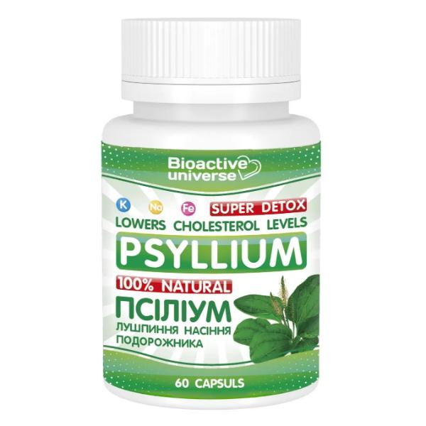 Улучшение работы кишковника Bioactive Universe Psillium Super Detox капс. 60 капс. (000026476)