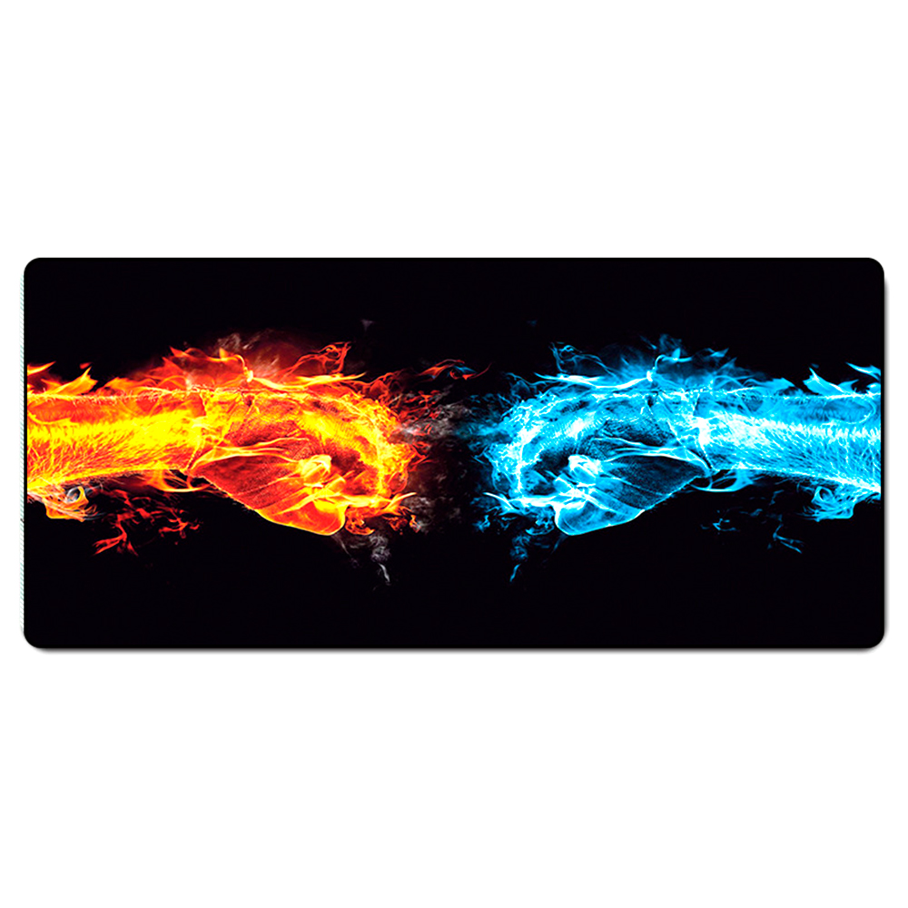 Коврик тканевый Hands of Fire с боковой прошивкой ультратонкий 2 мм Черный (YUT_V4572)