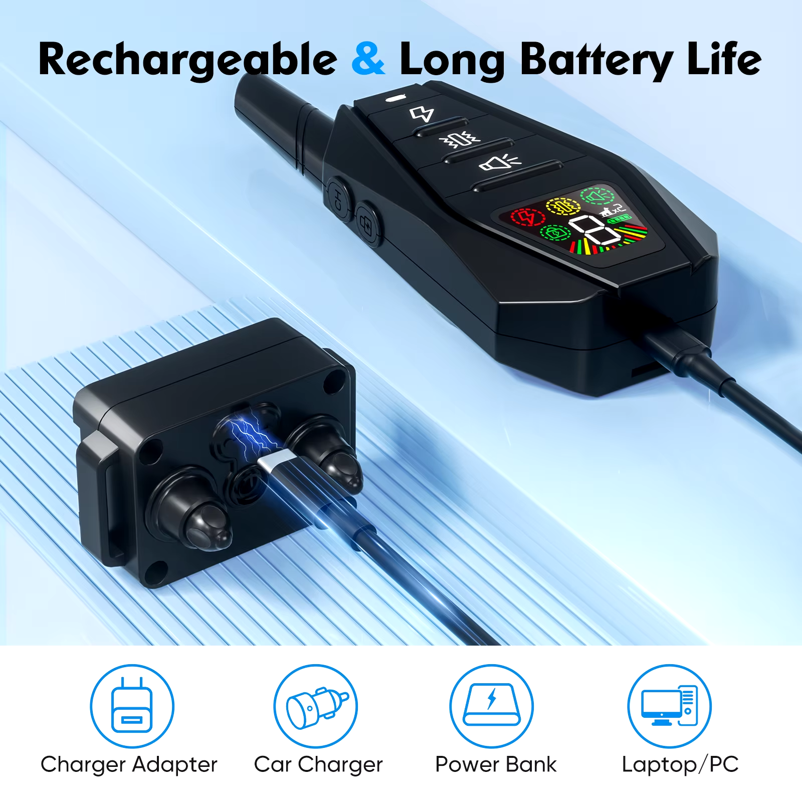 Ошейник электронный для дрессировки и коррекции поведения собак PEDONO DOG-A30 Stealth до 1000 м - фото 4 Ошейник электронный для дрессировки и коррекции поведения собак PEDONO DOG-A30 Stealth до 1000 м - фото 4