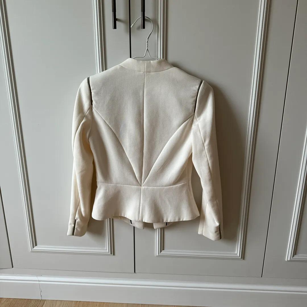 Жакет H&M р. 38 Белый (184273П) - фото 2