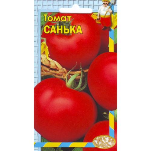 Семена Кум томат Санька 60 шт. ультраранний/низкорослый/красный/для открытого грунта/без пасынки/для консервирования Семена Кум томат Санька 60 шт. ультраранний/низкорослый/красный/для открытого грунта/без пасынки/для консервирования