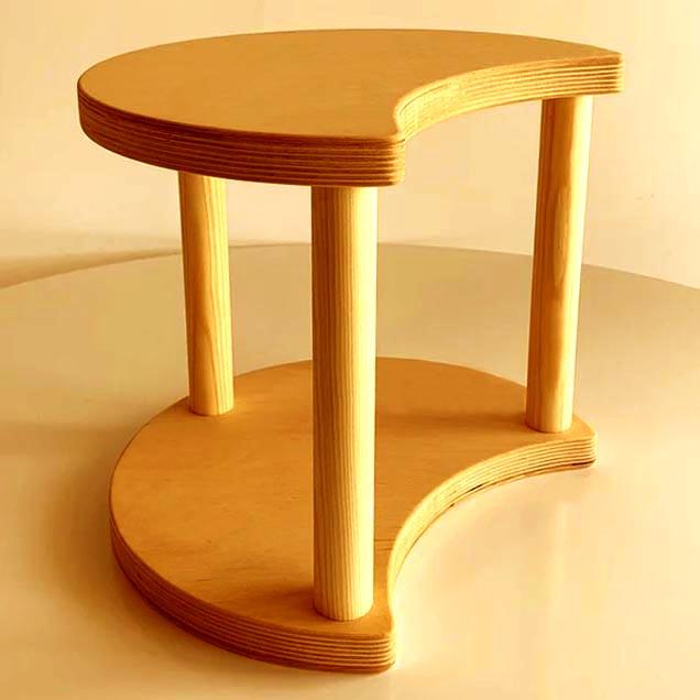 Стульчик из дерева Волия Карри (ТАБ-006403)