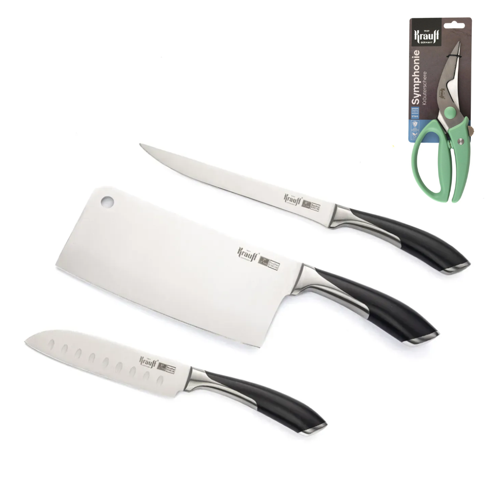 Набір ножів Krauff Luxus з ножицями для зелені Symphonie (55-333-392)