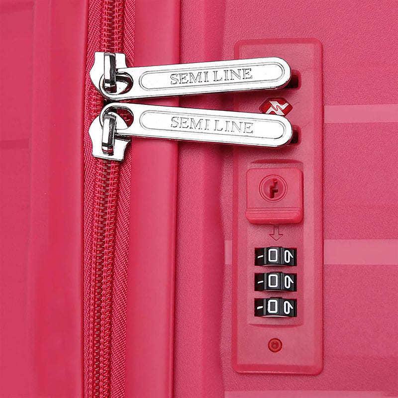 Чемодан SEMI LINE 24" M 63 л Magenta (DAS303346) - фото 7