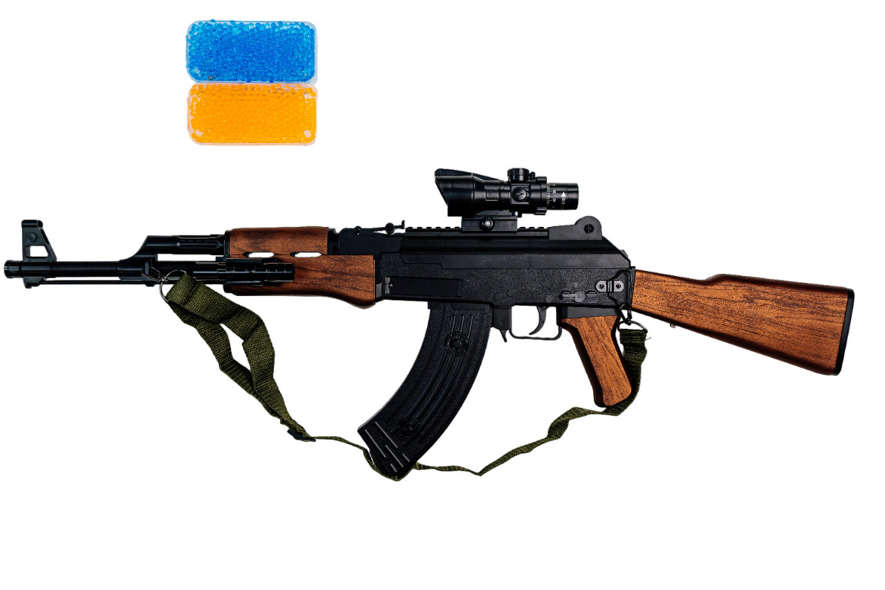 Игрушечный автомат-бластер на орбизах (X999-1B)