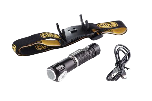 Фонарь налобный Led/ручной Сила Ом АКБ Li-Ion 18650 3,7 В 2200 мАч