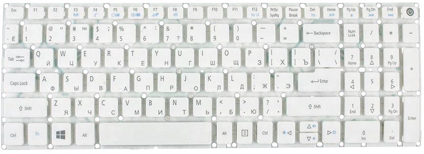 Клавиатура для ноутбука Acer Aspire A315-33 матовая (NK.I151S.012)