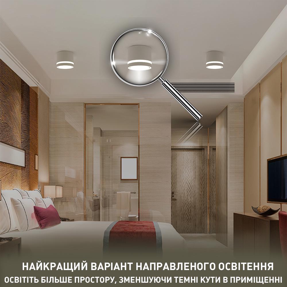 Светильник потолочный ESLLSE GELA R GX53 85x70 мм Белый (10514-1) - фото 12 Светильник потолочный ESLLSE GELA R GX53 85x70 мм Белый (10514-1) - фото 12