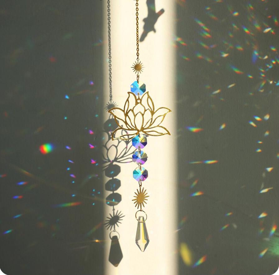 Солнцелов Ловец сонца цветок Лотоса золотистый (FK028)