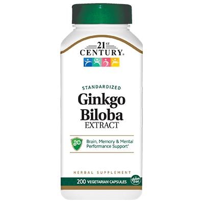 Натуральная добавка 21st Century Ginkgo Biloba Extract 200 вегакапс. (5239)