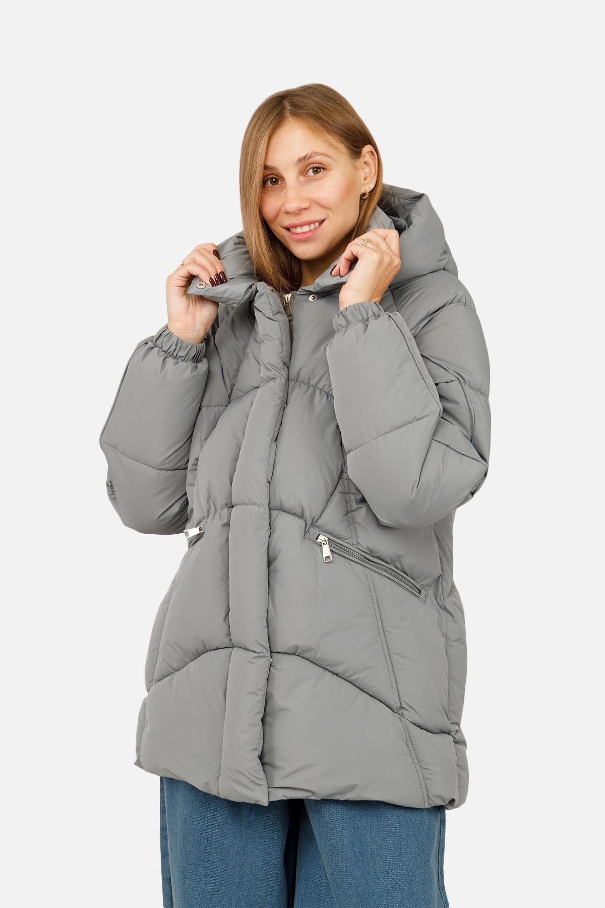 Куртка женская ЦБ-00259688 р. 50 Зеленый (28422208)