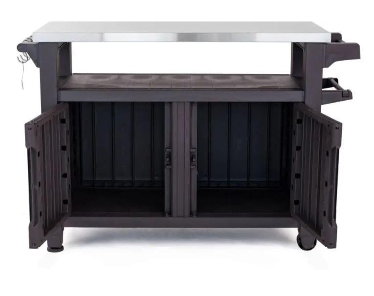 Садовый стол для барбекю Keter Unity XL 183 л Brown (230409) - фото 3 Садовый стол для барбекю Keter Unity XL 183 л Brown (230409) - фото 3