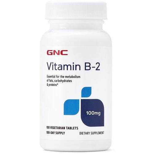 Витамин B для спорта GNC Vitamin B-2 100 мг 100 Tabs