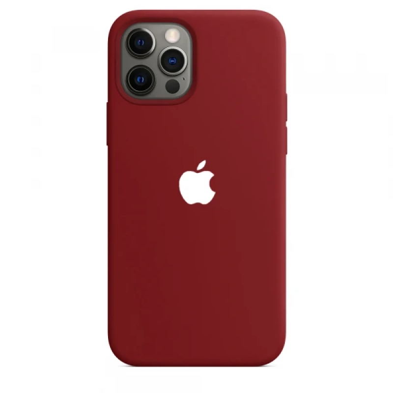 Чехол GoVern Silicone Case Full для Apple iPhone 12 Pro Dark Red