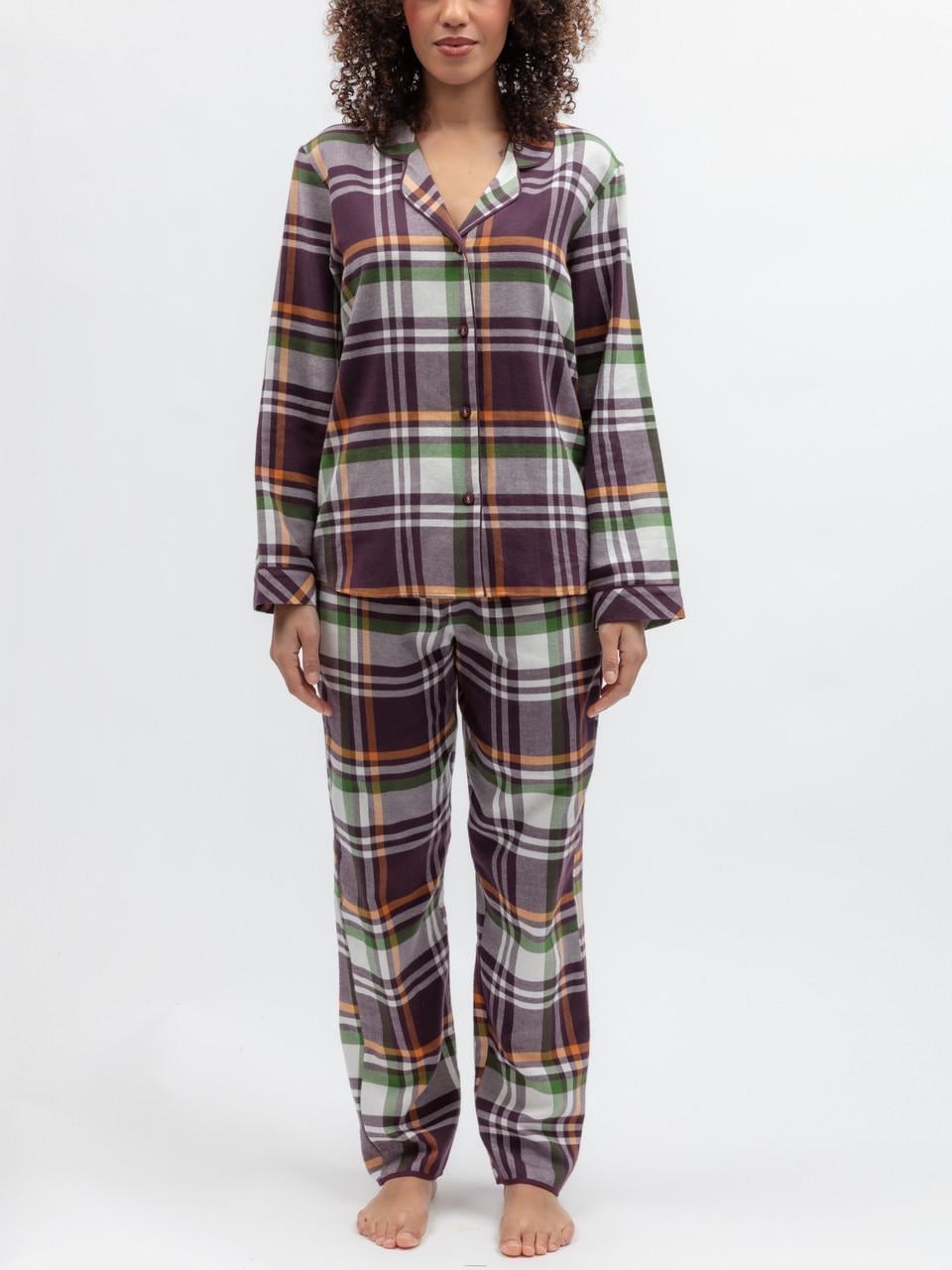 Пижама женская CYBERJAMMIES Wild Slumber 5633-5634 100% хлопок с начесом 14/L Фиолетовый (3172439709)