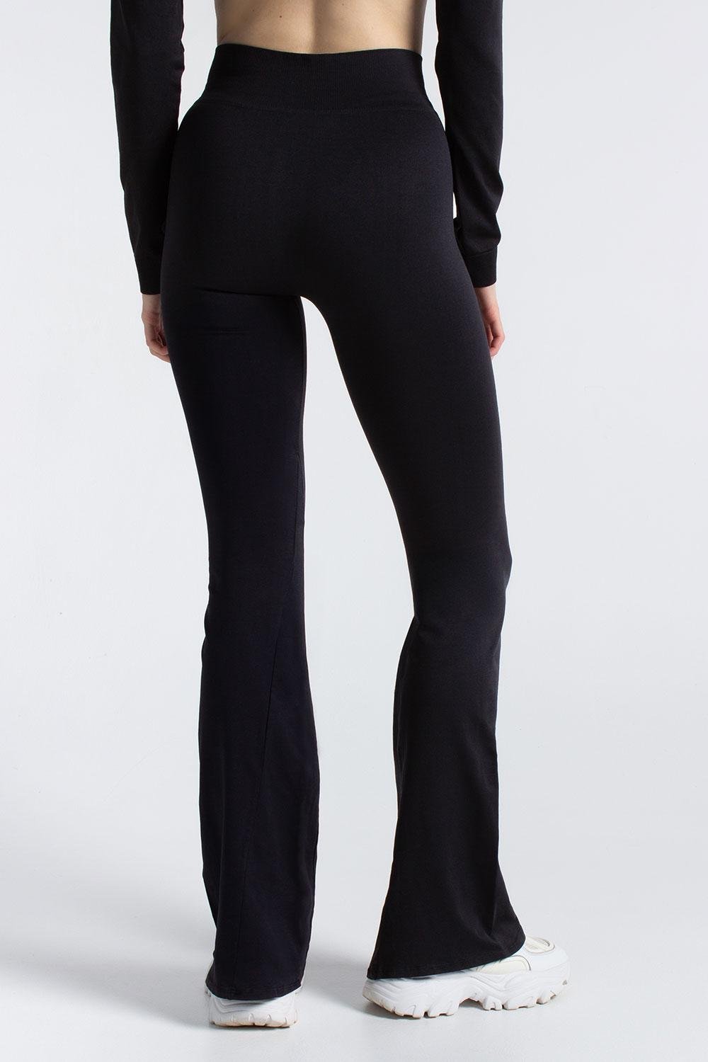Лосини жіночі безшовні Giulia LEGGINGS FLARED S/M Black-black (4823116935037) - фото 3