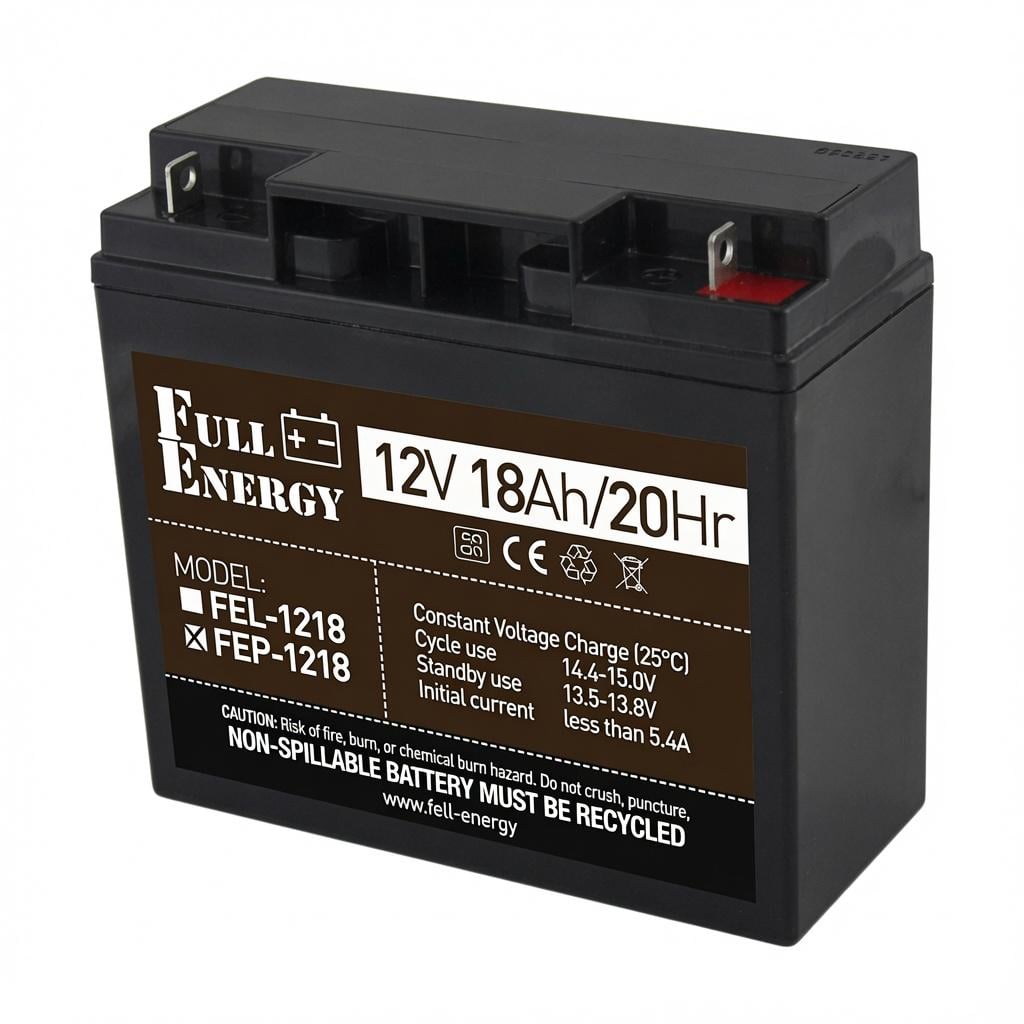 Батарея свинцево-кислотна акумуляторна Full Energy FEP-1218 18 Аг 12В (2863456703) Батарея свинцево-кислотна акумуляторна Full Energy FEP-1218 18 Аг 12В (2863456703)