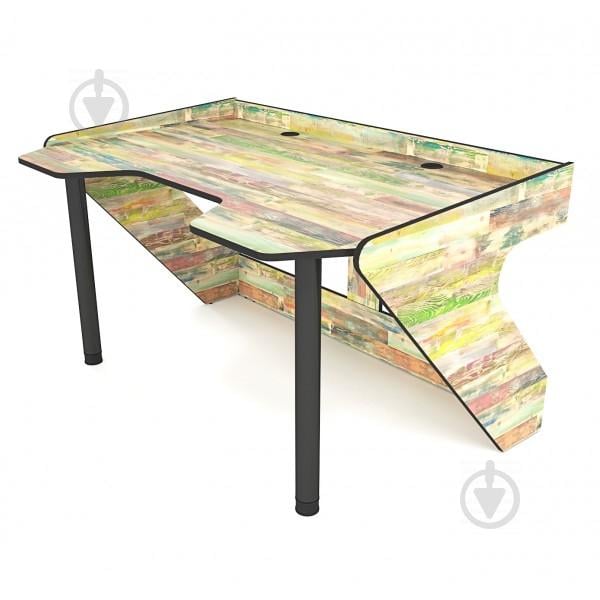 Геймерський ергономічний стіл ZEUS GEROY, хамелеон-чорний