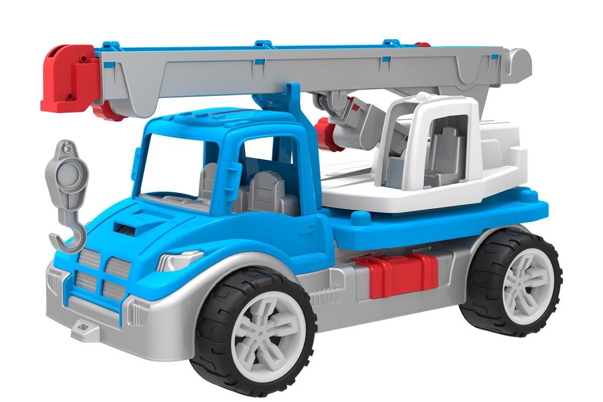 Іграшкова машинка ТехноК Автокран з пластику 56 см Синій (150-98-TH3893)