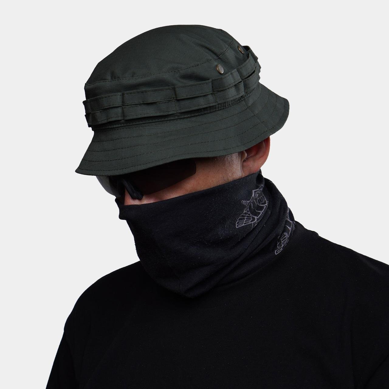 Панама UATAC со скошенными полями L Olive Flexible (2703763685)