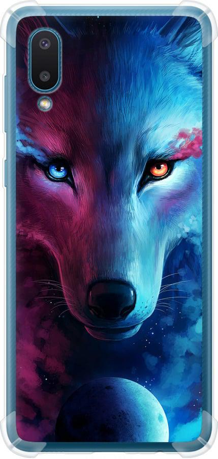 Чехол на Samsung Galaxy A02 A022G Арт-волк (3999sp-2260-42517)