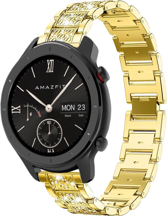 Браслет металлический Glam для Amazfit GTR 42 мм Gold (32804-2A)
