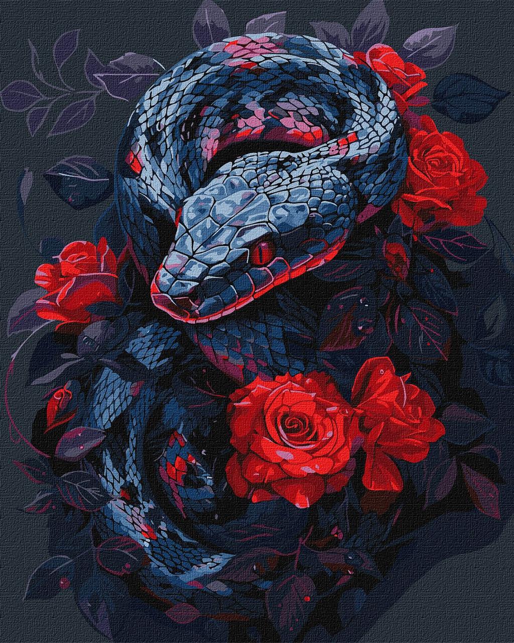 Картина по номерам Ideyka Опасная роза 40х50 см (2847123782)