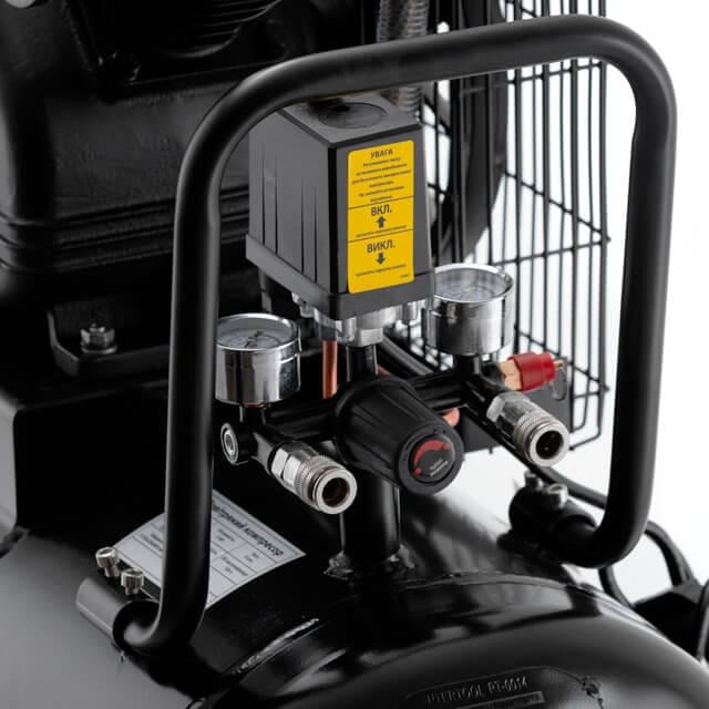 Компрессор Storm Intertool PT-0014 100 л 3 кВт 220 В 10 атм 500 л/мин. 2 цилиндра (113720) - фото 3 Компрессор Storm Intertool PT-0014 100 л 3 кВт 220 В 10 атм 500 л/мин. 2 цилиндра (113720) - фото 3