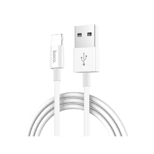 Кабель Hoco Lightning Skilled X23 2,4 A 1 м White (545287)