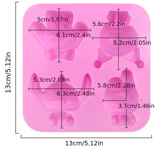 Форма силиконовая для выпечки Sanrio Kuromi SAM-0312 Розовый - фото 3