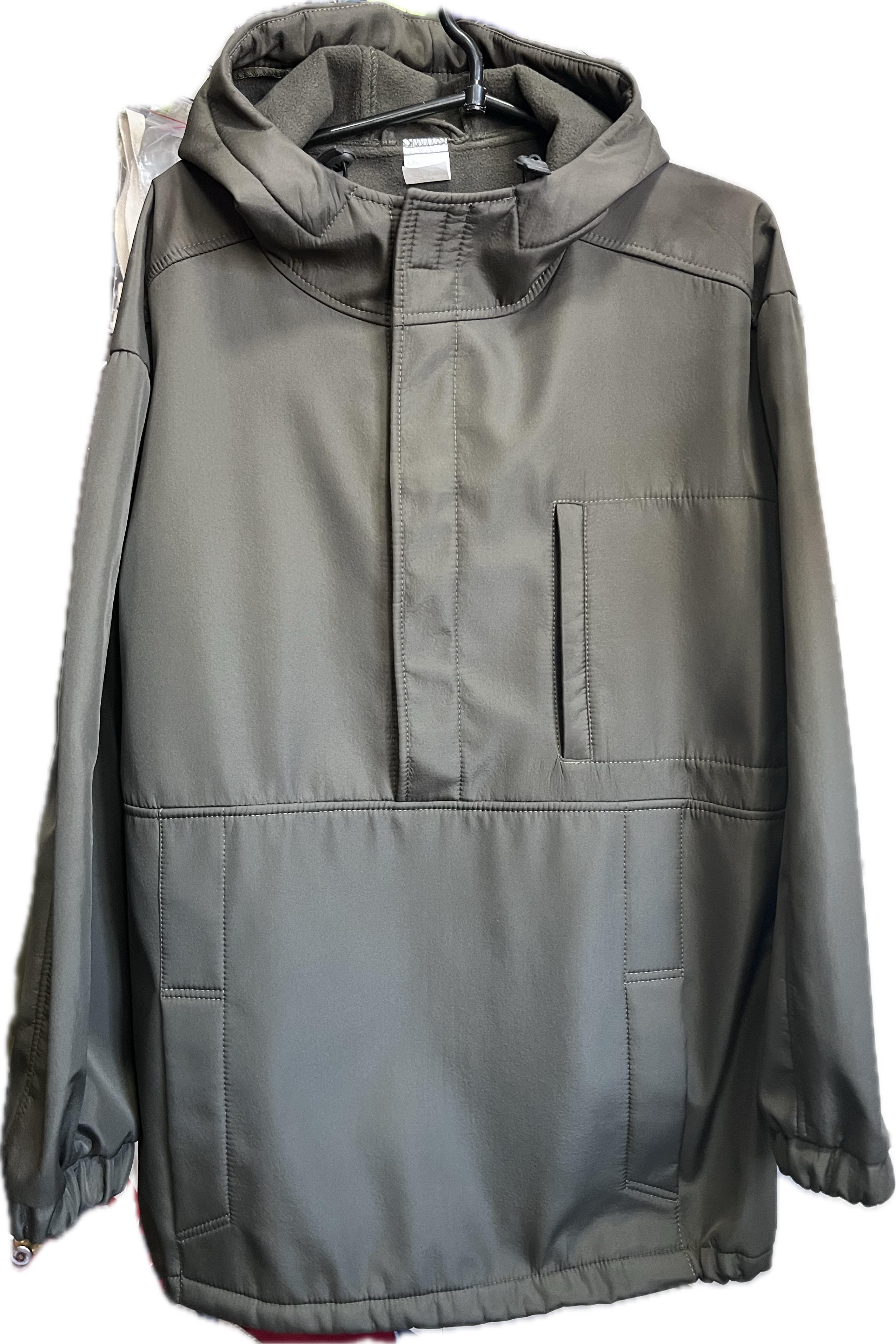 Куртка-анорак демісезонна вітрозахисна на мікрофлісі р. 52/54 (24946425) - фото 4