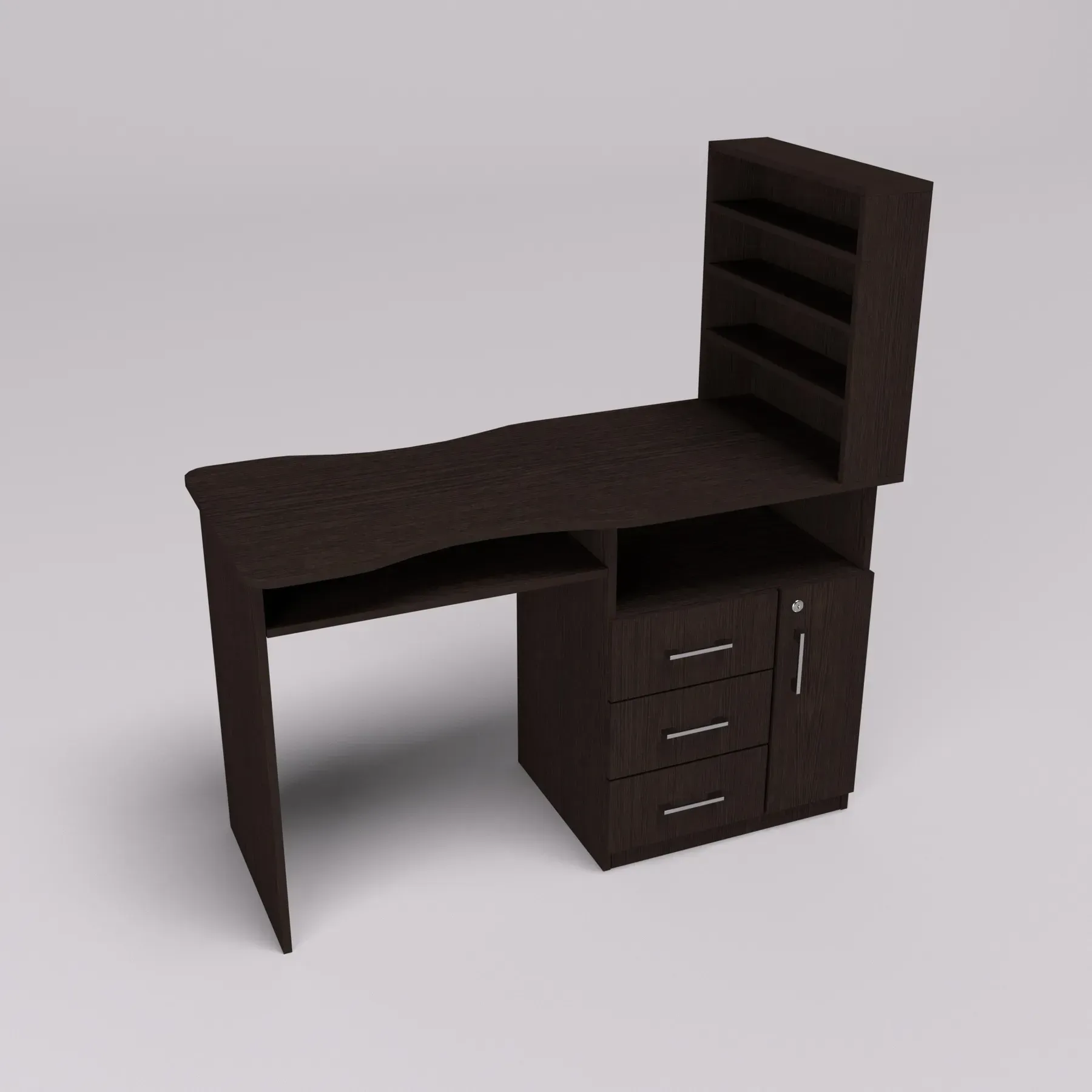 Стол маникюрный Kontinent СМ-1 правый 1230х550х1264 мм Венге Магия (29059339) - фото 2 Стол маникюрный Kontinent СМ-1 правый 1230х550х1264 мм Венге Магия (29059339) - фото 2