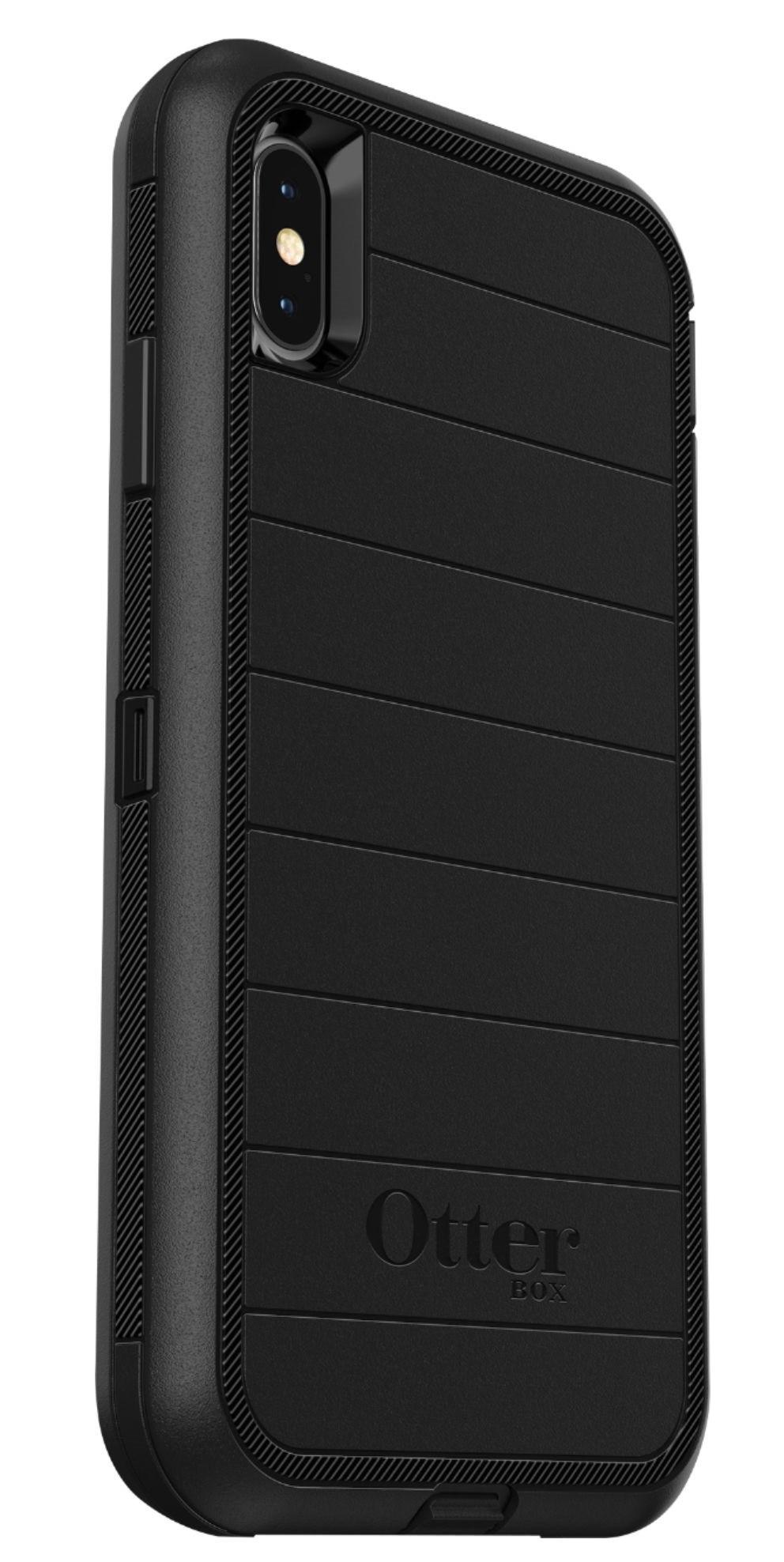 Чехол противоударный с клипсой OtterBox Defender Pro для iPhone XS Max Black