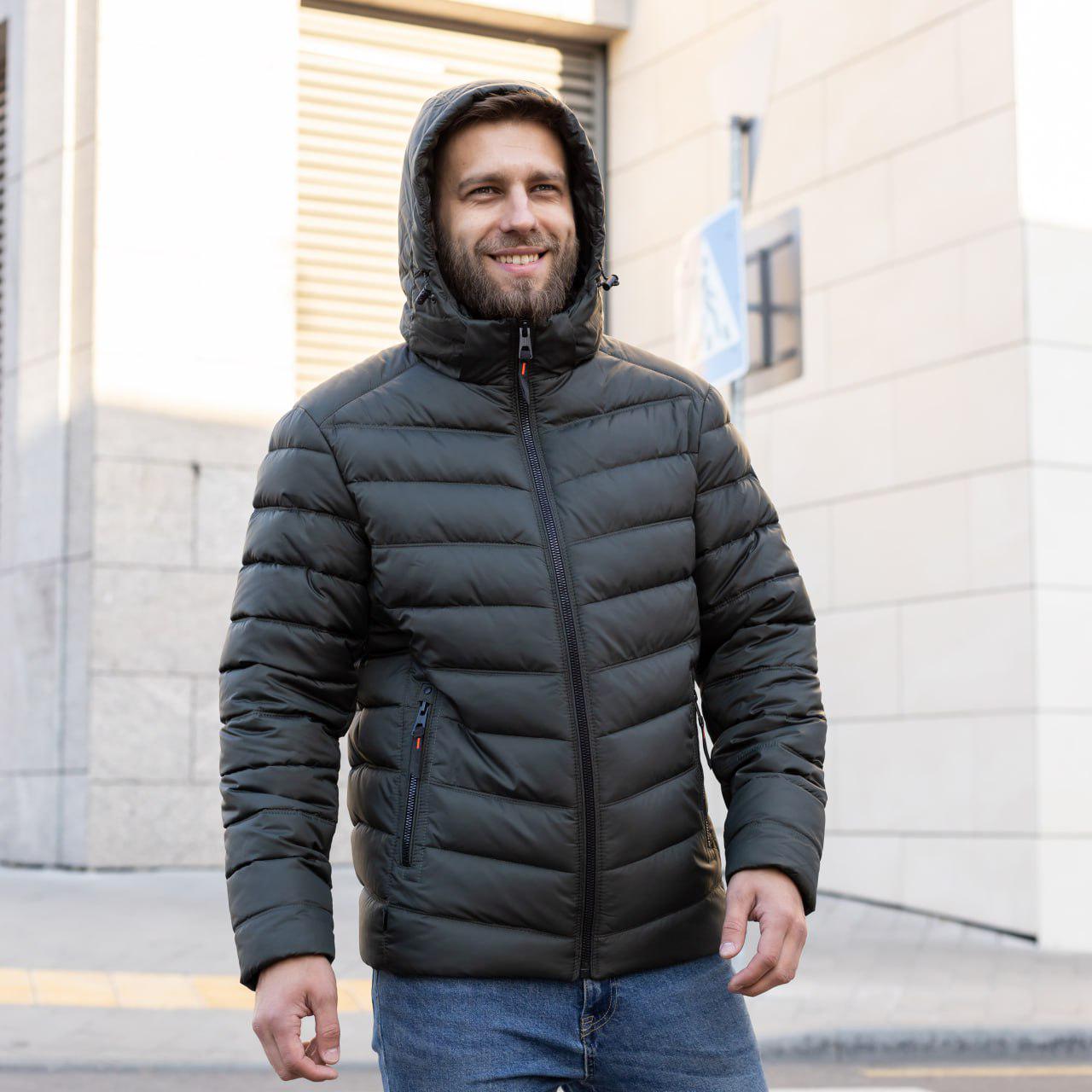 Куртка чоловіча зимова Vavalon 24-V р. 52 Хакі (29115930) - фото 2 Куртка чоловіча зимова Vavalon 24-V р. 52 Хакі (29115930) - фото 2